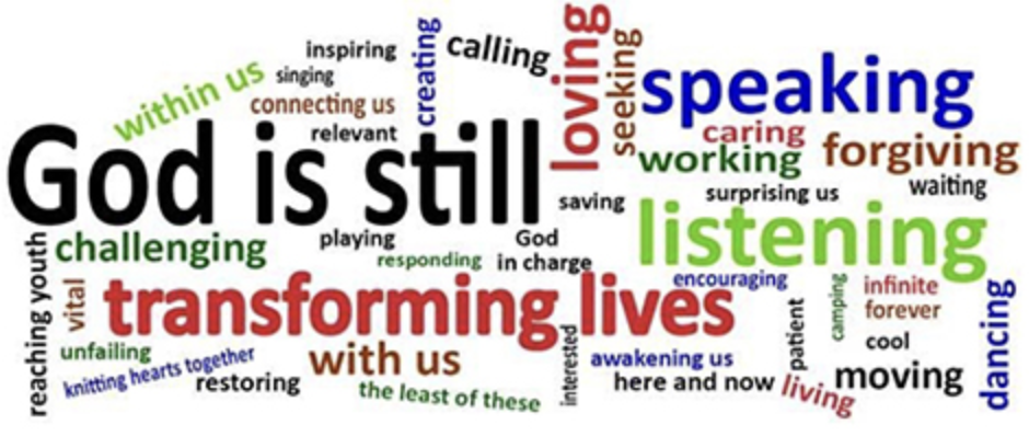 God is still speaking, listening, transforming lives